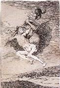 Francisco Goya There it goes painting